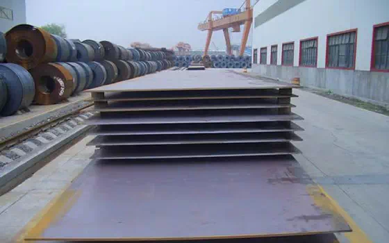 Coated steel plate