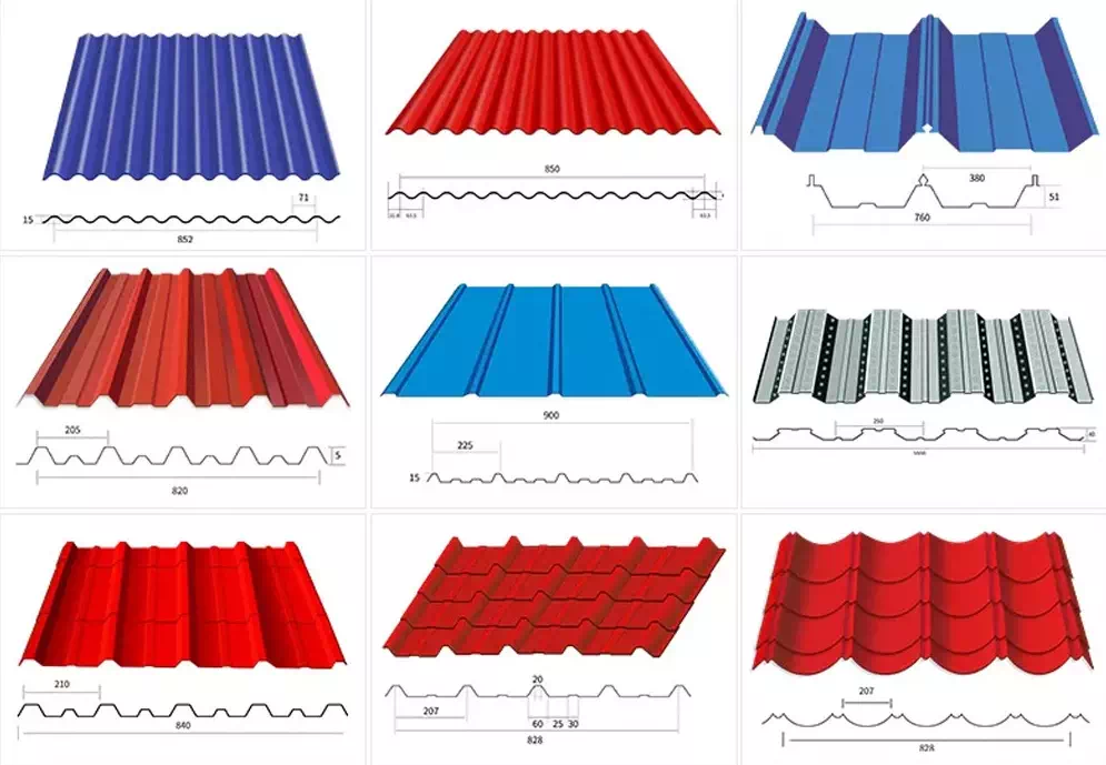 High quality Color coated precoated sheet ppgi roof tile price