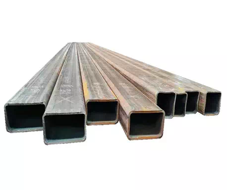 Q355b Hot Rolled Square Rectangular Steel Pipes Black Carbon Steel Tube