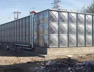 Galvanized water tank