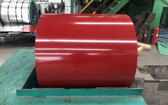 Color coated roll surface no gloss reason