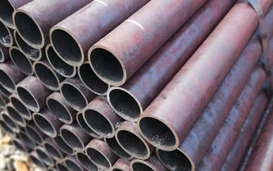 Storage conditions for carbon steel tubes