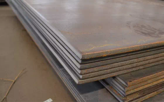 What material is carbon steel rusty?
