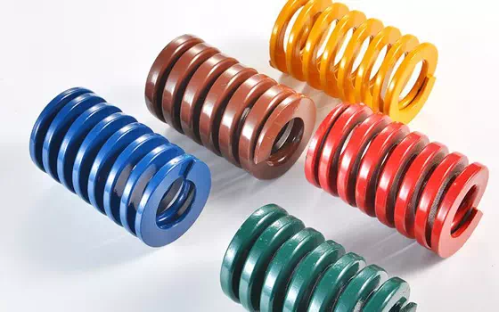 Are coil springs high carbon steel?