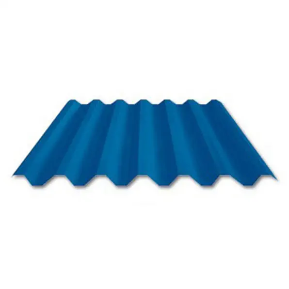 Corrugated sheet steel
